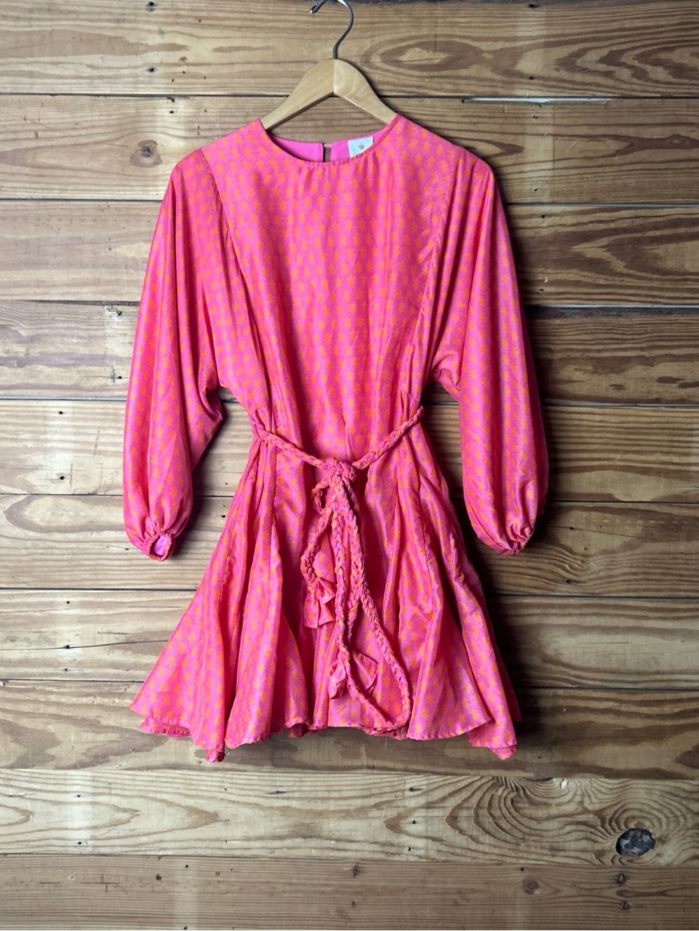 J.Marie Pink and Orange Printed Mini Dress